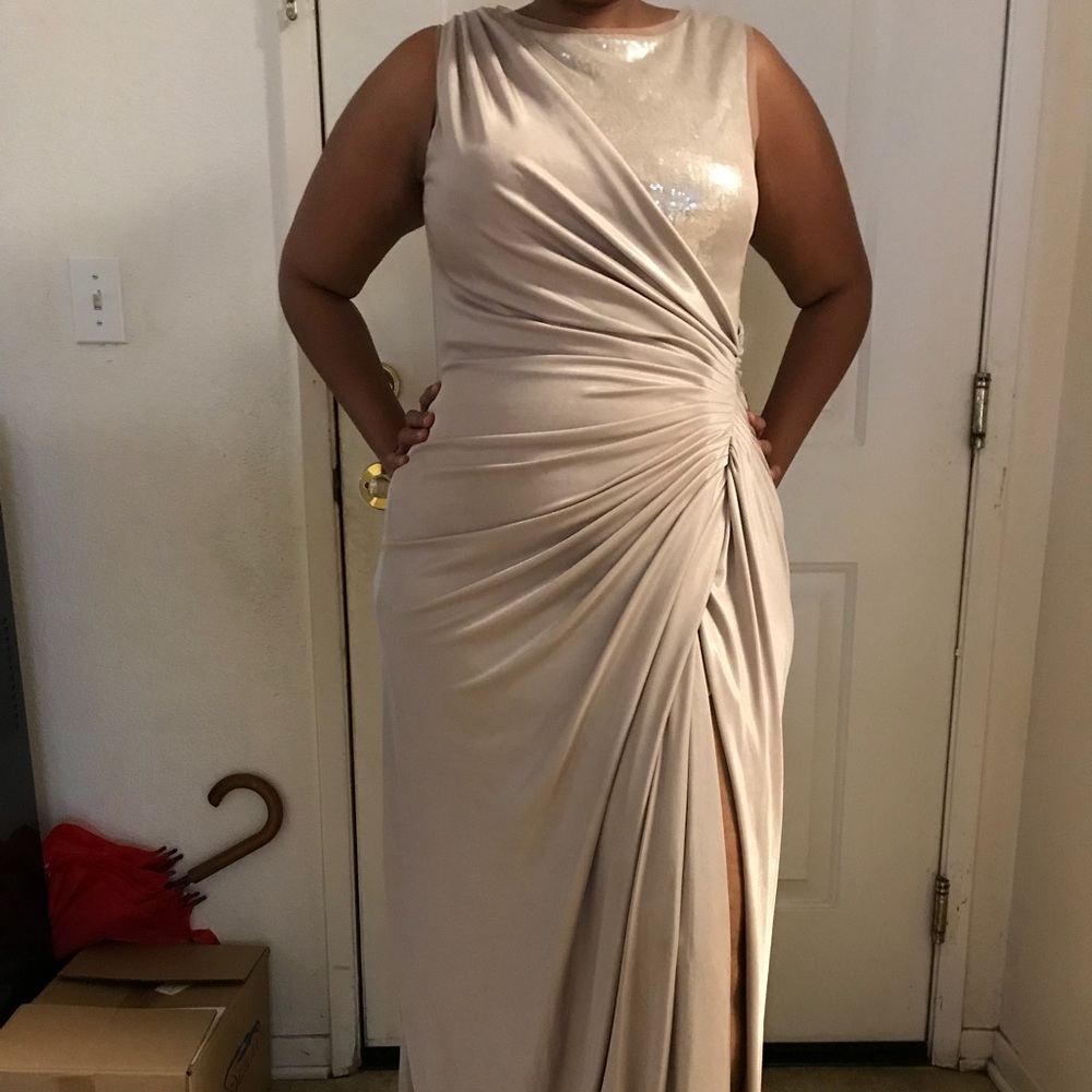 Adrianna Papell evening gown.